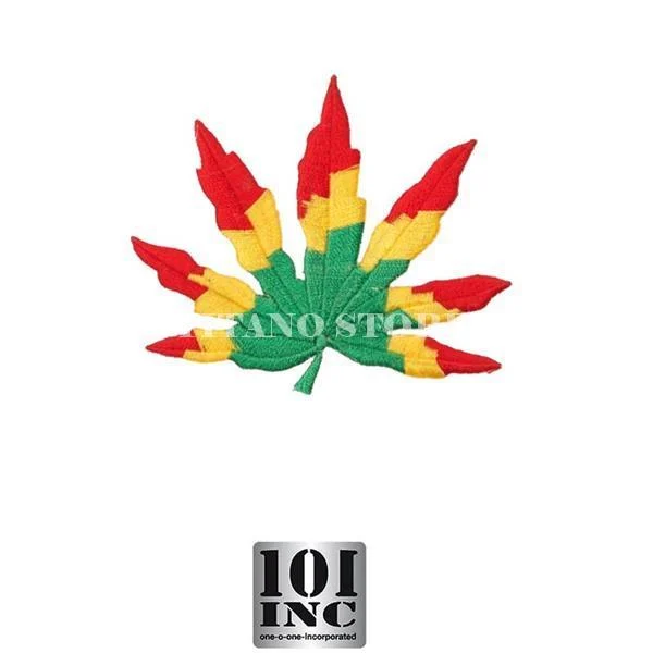 PARCHE PEQUEÑO DE HOJA DE CANNABIS 101 INC (442304-601)