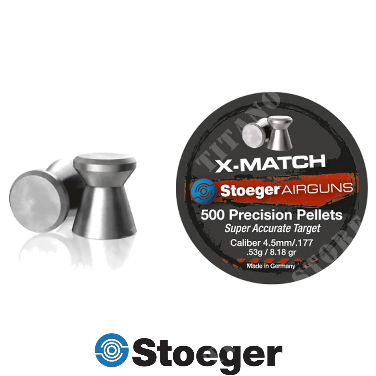 ALMACENADOR DE PLOMEROS X-MATCH CALIBRE 4.5MM (30367)