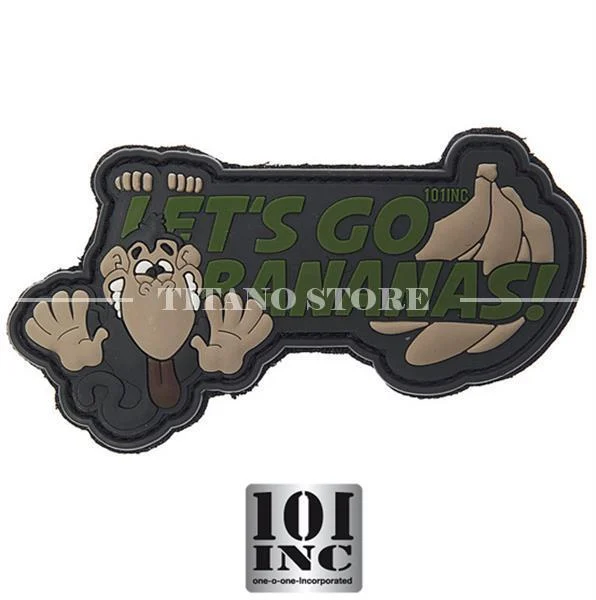PARCHE 3D PVC LET'S GO BANANAS 101 INC (444130-3809)