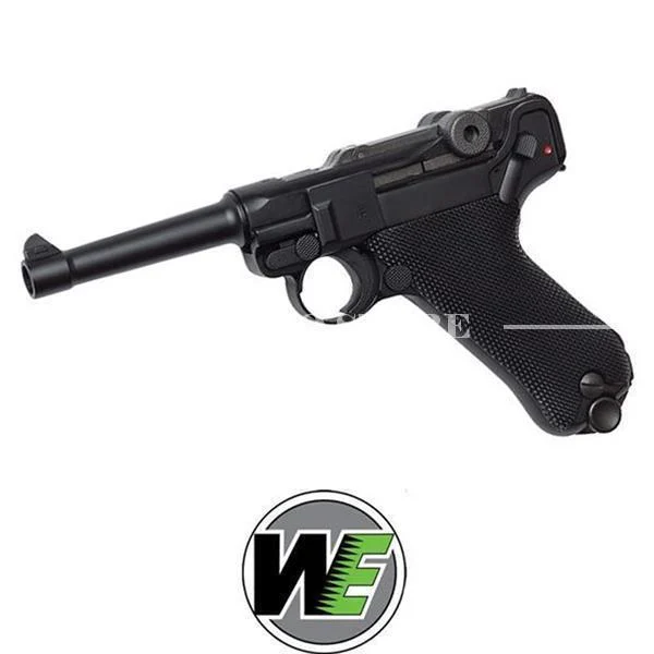 PISTOLA PEQUEÑA NEGRA LUGER P08 WE (WE-P001)