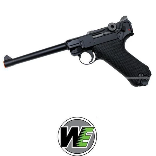 PISTOLA DE ARTILLERÍA MEDIANA NEGRA LUGER P08 WE (W-P08M)
