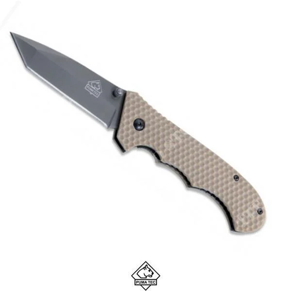 CUCHILLO TÁCTICO PLEGABLE TAN PUMA TEC (323812)