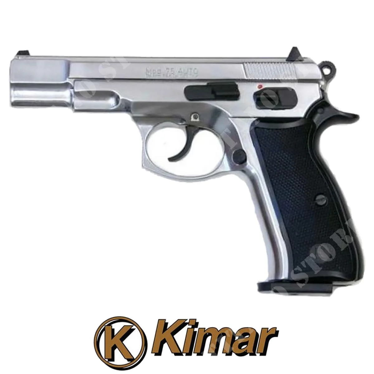 PISTOLA DE DEFENSA CAL.8MM CZ 75 CROMADA - KIMAR (430.002)