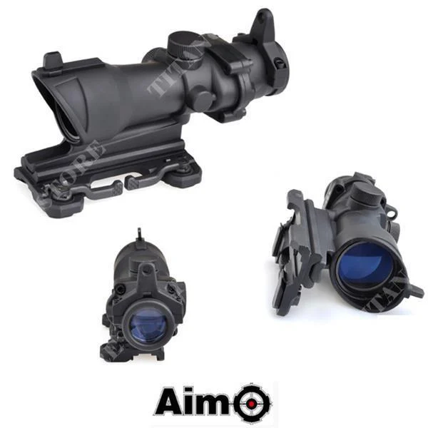VISOR ACOG 4X32 CON MONTAJE QD NEGRO AIMO (AO 5314-BK)