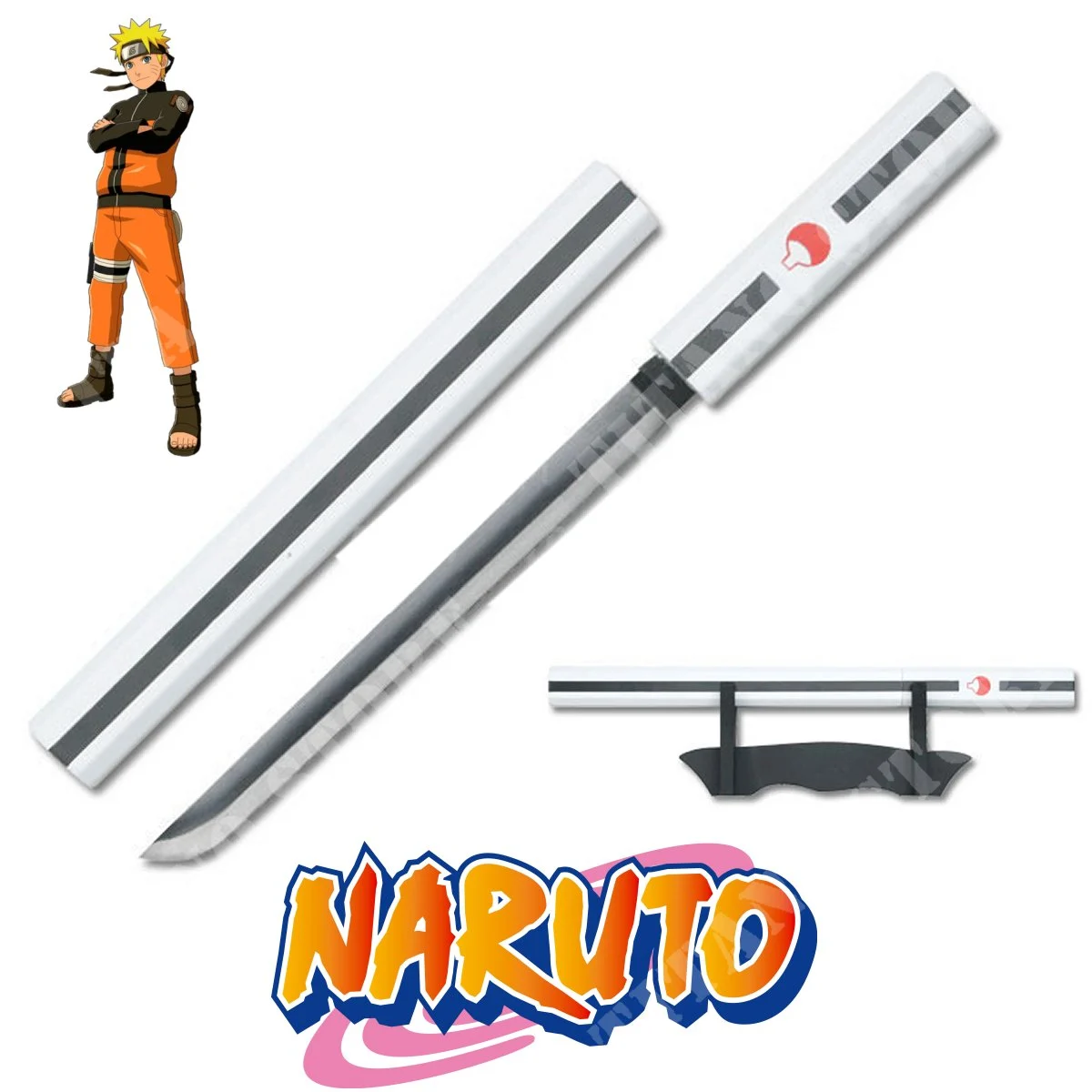 KATANA TANTO SASUKE UCHIHA BLANCO NARUTO (ZS-9442 MINI)