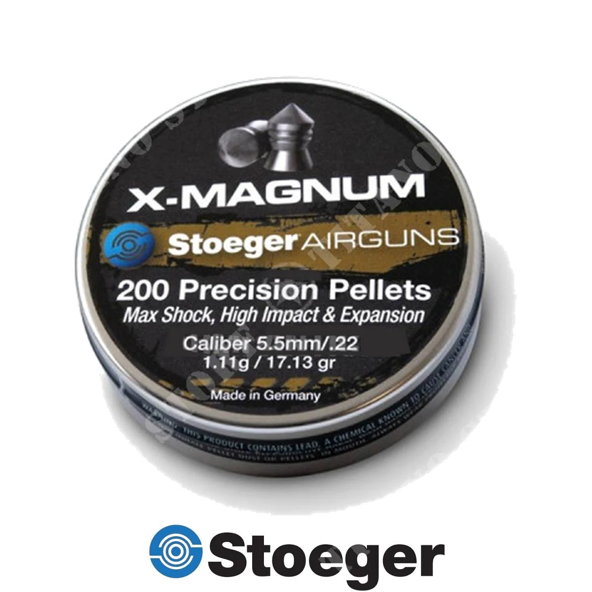 PLOMOS X-MAGNUM CALIBRE 5.5MM 11.1G STOEGER (30377)
