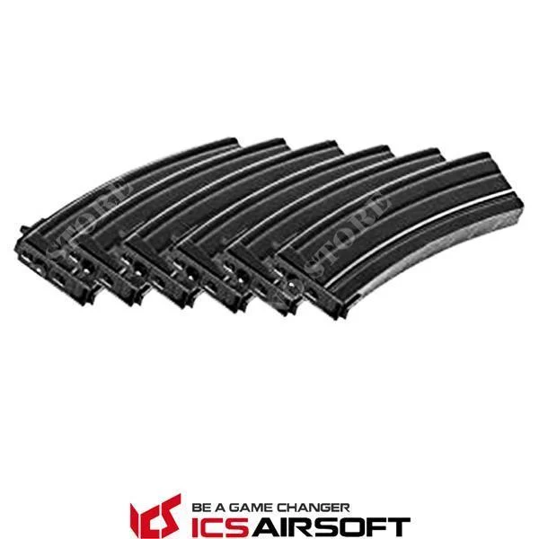 JUEGO DE 6 CARGADORES DE 400 BB SERIE ICARO ICS (MG-39)