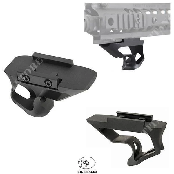 AGARRE CORTO EN ÁNGULO PARA CARRIL NEGRO BIG DRAGON (BD-8997)