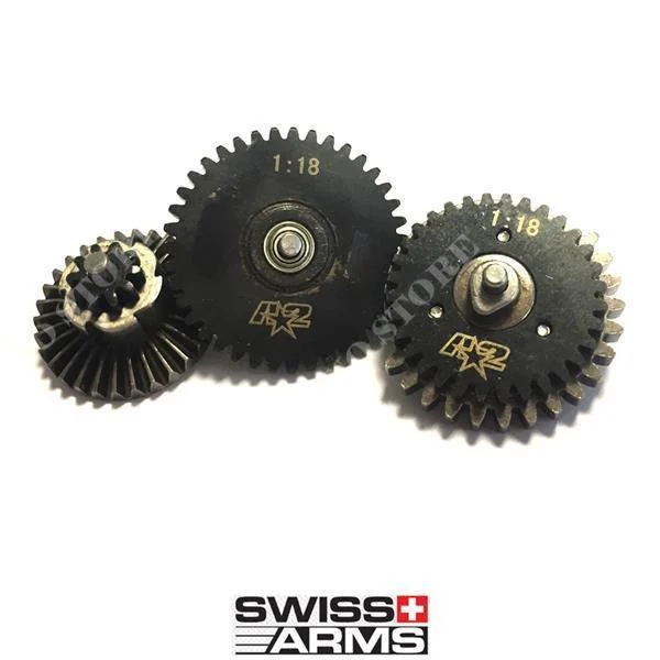 JUEGO DE ENGRANAJES DE PAR 18: 1 SWISS ARMS (694050)
