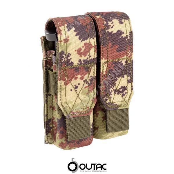 FUNDA CARGADOR DOBLE VEGETATO ITALIANO OUTAC (OT-PM02 / 3 VI)
