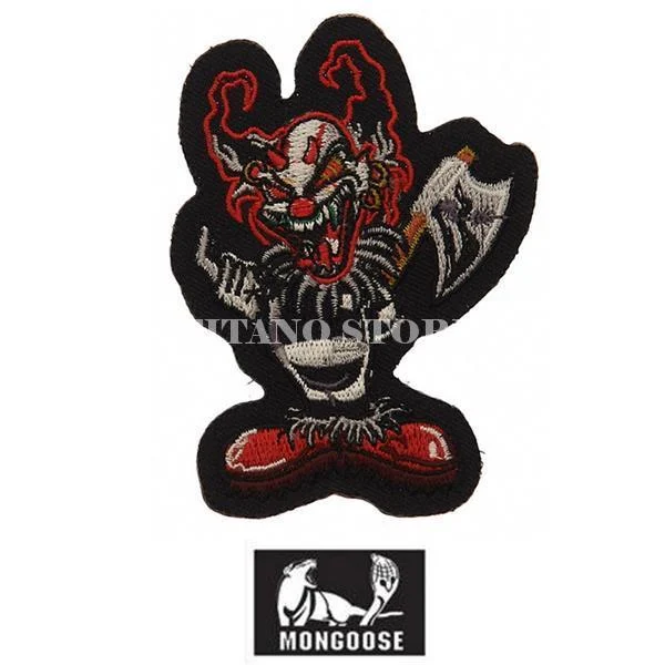 PARCHE PAYASO CON HACHA MANGOSTA (PTC-9)