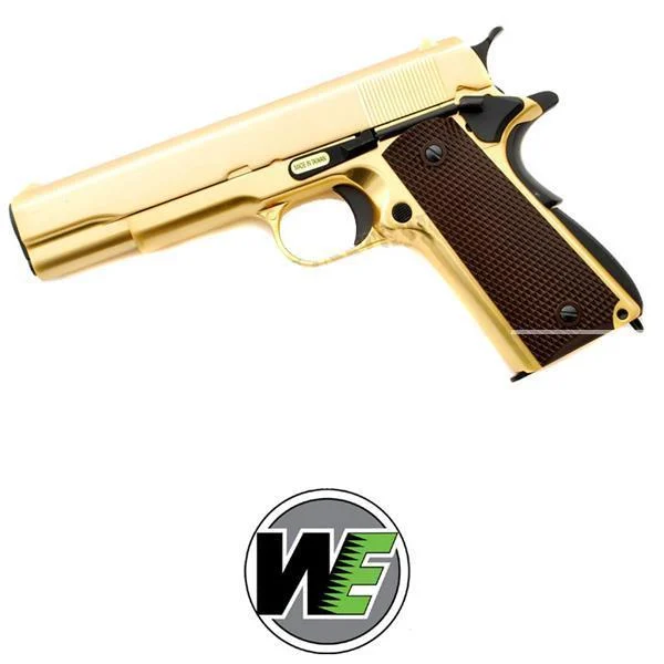 1911 ESPECIAL DE ORO DE METAL COMPLETO WE (W049G)