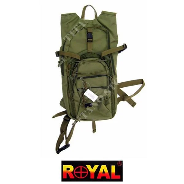 MOCHILA TÁCTICA 7 BOLSILLOS CAMELBACK VERDE ROYAL (D6002V)