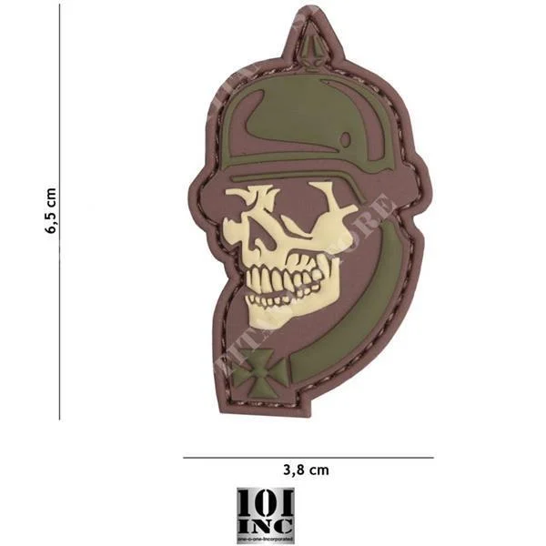 PARCHE 3D PVC WW I CRÁNEO MULTI 101 INC (444130-5367)