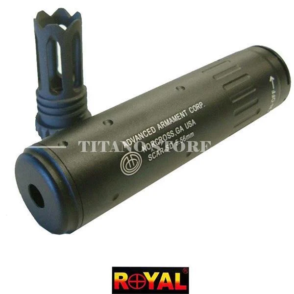 SILENCIADOR CICATRIZ NEGRO REAL (SIL11B)