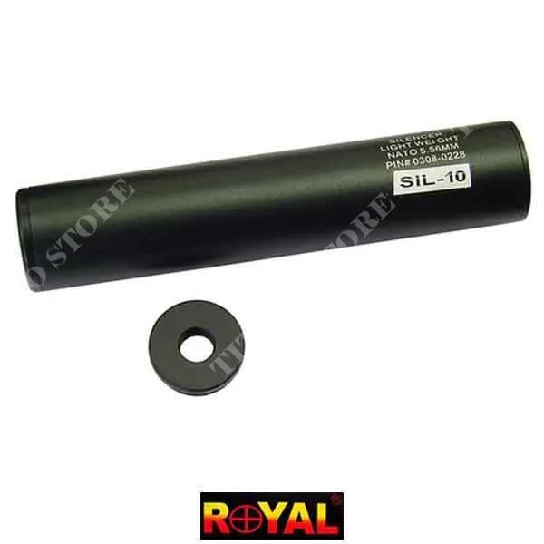 SILENCIADOR 40mm NEGRO ROYAL (SIL10)