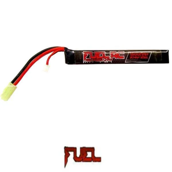 BATERIA LIPO 7,4X1500 25C COMBUSTIBLE RC (FL-7.4X1500)