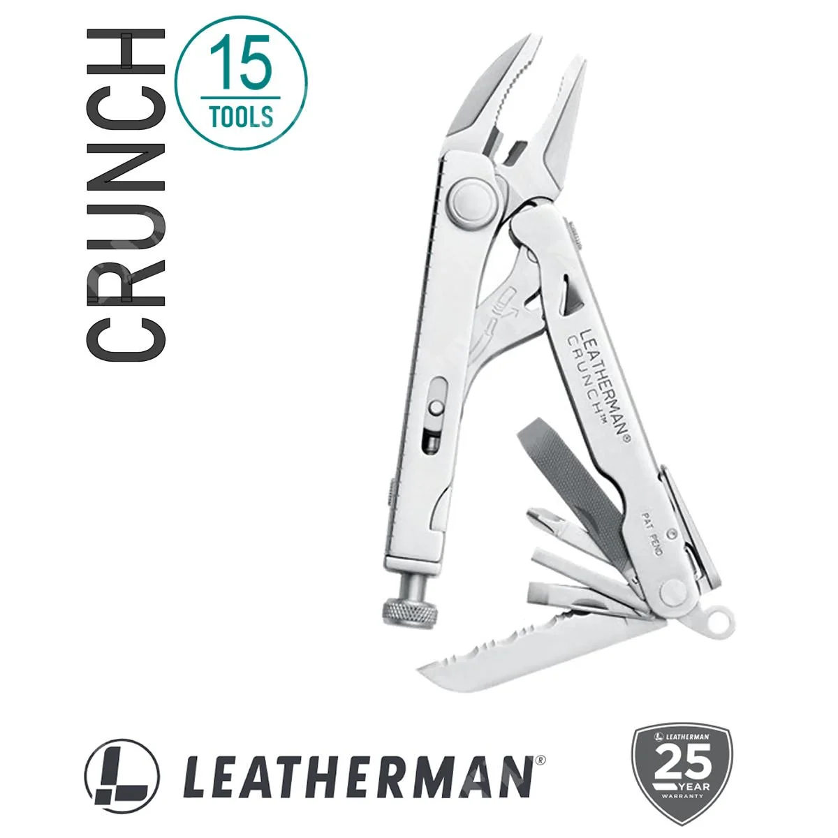 ALICATES MULTIUSOS CRUNCH PIEL FUNDA 68010181N LEATHERMAN (6801LE)