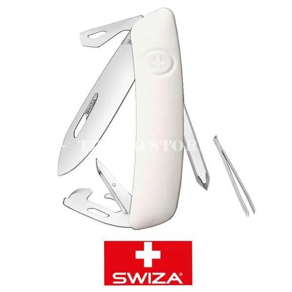 CUCHILLO D4 BLANCO MULTIUSOS 6 FUNCIONES SUIZA (KNI.0040.1020)
