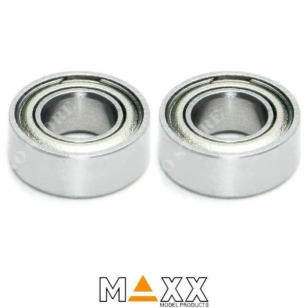 2 RODAMIENTOS RADIALES 4x8x3mm ACERO TEMPLADO MODELO MAXX (MR84ZZ)