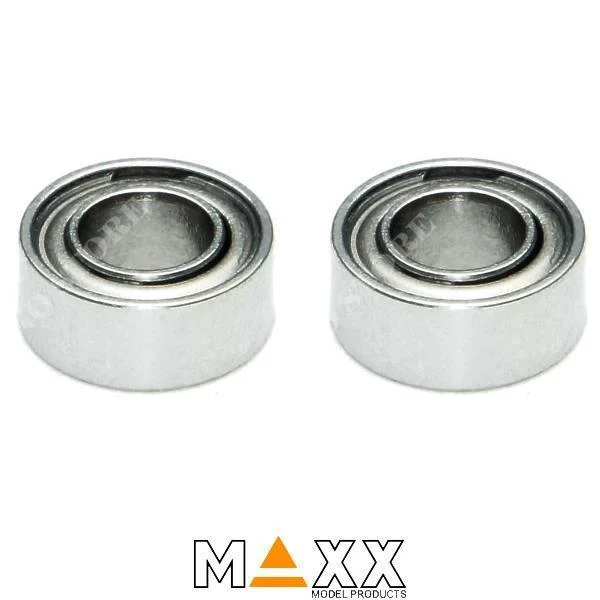 2 RODAMIENTOS RADIALES 3x6x2mm ACERO TEMPLADO MODELO MAXX (MR63)