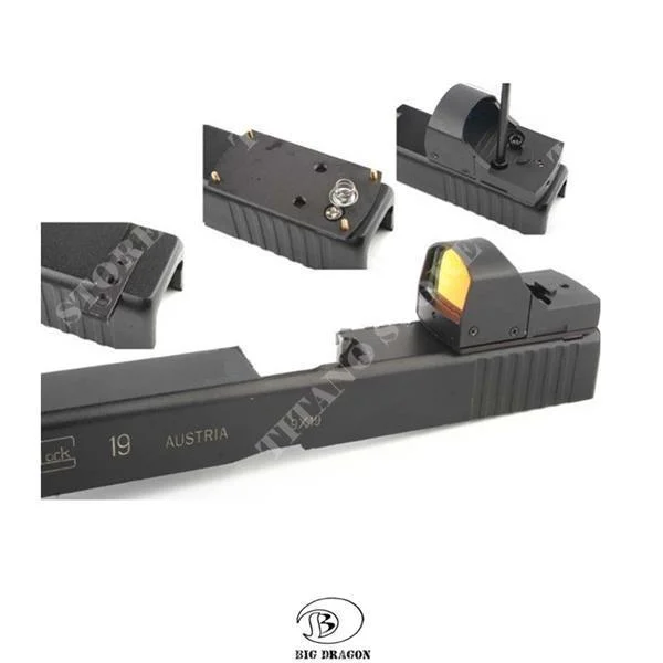 IPSC GLOCK MONTAJE DE PUNTO ROJO GRAN DRAGÓN (BD-0354)