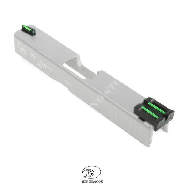 MIRA Y VISTA TRASERA PARA GLOCK BIG DRAGON (BD-0353)