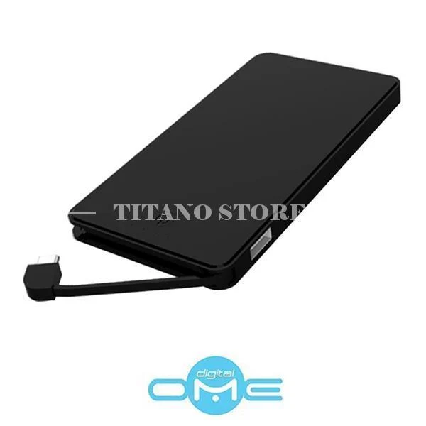 BATERIA EXTERNA 8000 mAh NEGRA OME (OME132419-BK)