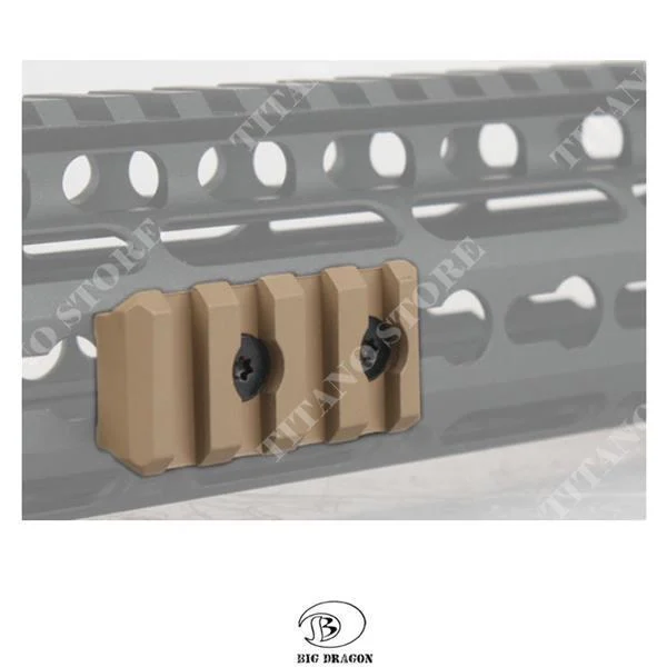 RAIL WEAVER KEYMOD STYLE DARK EARTH BIG DRAGON (BD-9173A-DE)