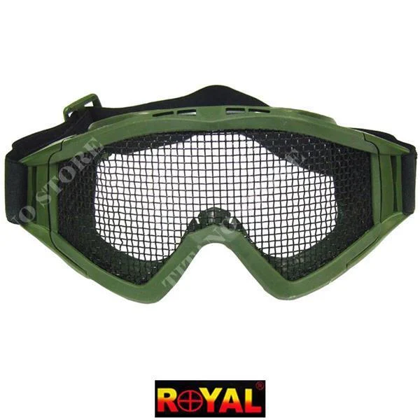 GAFAS DE PROTECCIÓN DE MALLA VERDE (6060V)