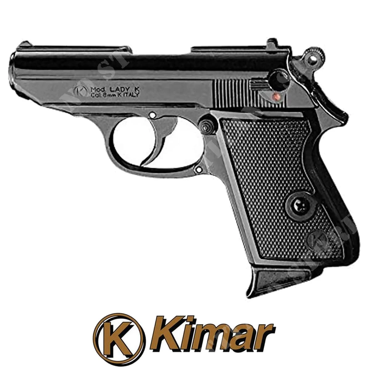PISTOLA DE DEFENSA 8MM LADY K BLACK - KIMAR (420.003)