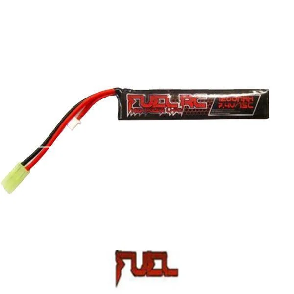 BATERIAS LIPO 7.4X1200 15C COMBUSTIBLE RC (FL-7 4X1200)