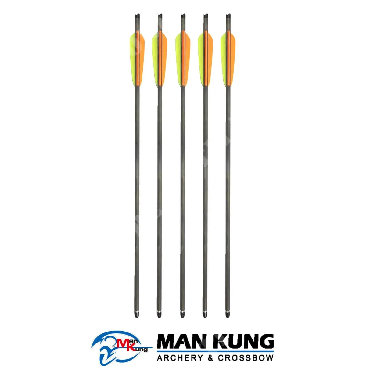 SET 5 DARDOS BANDOLA 22 "CARBON MAN KUNG (D069B-5)