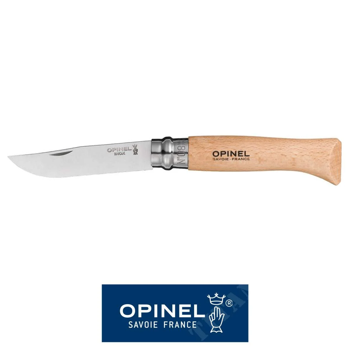 CUCHILLO ACERO INOXIDABLE N8 OPINEL (INOX 08)