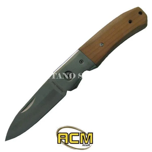 NAVAJA CON MANGO DE MADERA ACM (COLW)