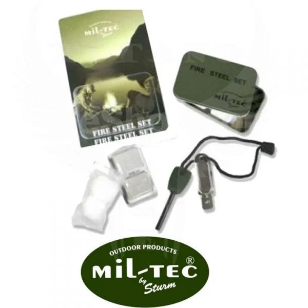 SET ACERO FUEGO MIL-TEC (15275000)
