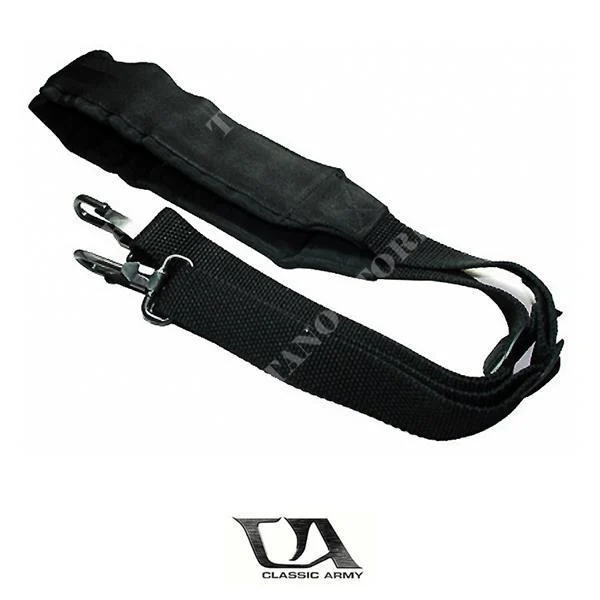 CORREA DE TRANSPORTE TÁCTICA PARA MINIMI CLASSIC ARMY NEGRO (A148)
