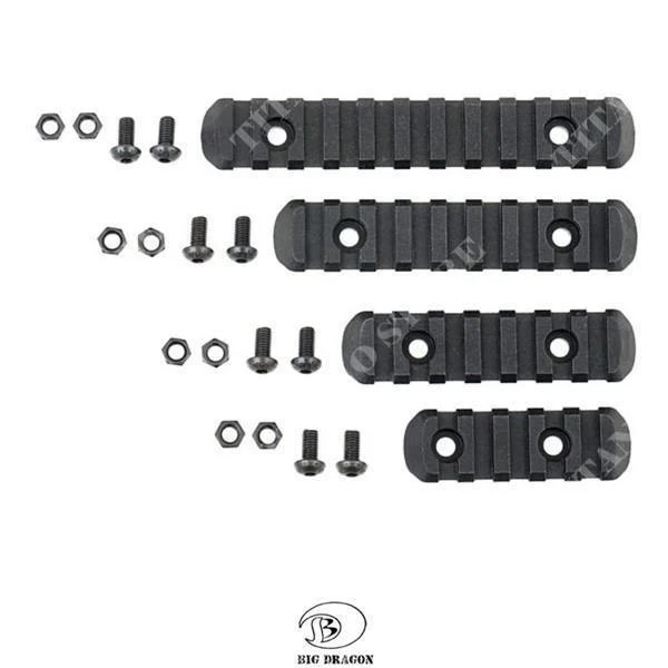 CONJUNTO GUARDABARROS NEGRO BIG DRAGON (BD-3753)