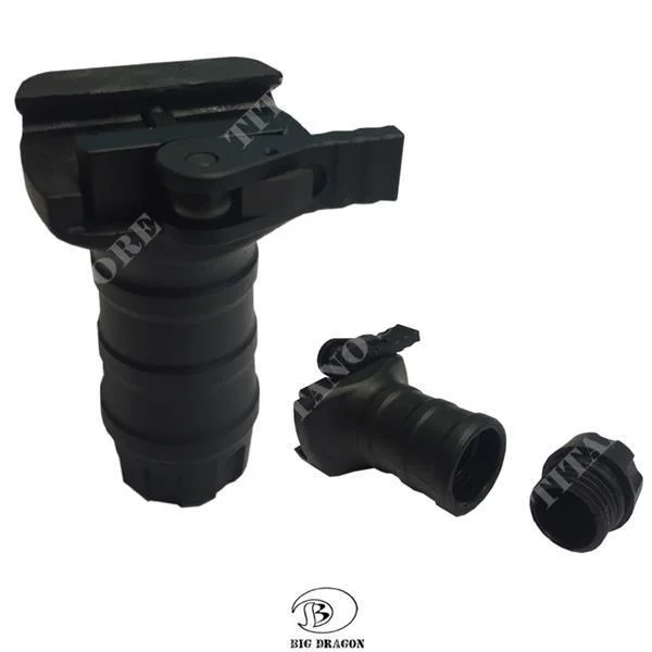 TANGO DOWN GRIP CORTO DE LIBERACIÓN RÁPIDA NEGRO BIG GRAGON (BD-3351)
