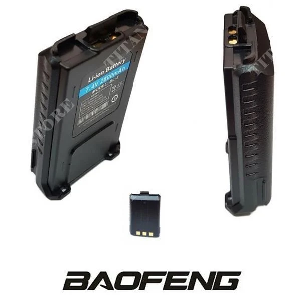 BATERÍA DE LI-ION DE 7,4V 2800 mAh MODELO BL-5 BAOFENG (BF-9BATT)