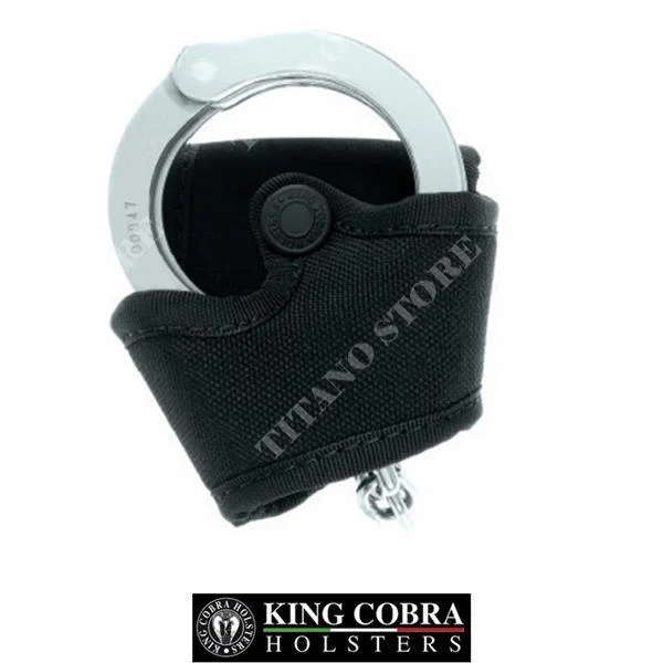 PORTA ESPOSAS DE CORDURA NEGRA KING COBRA (19.138 BK)