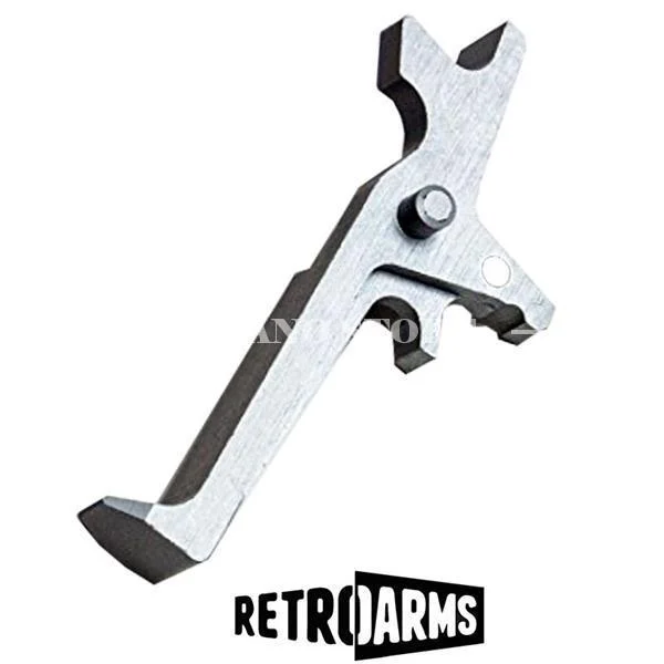 GATILLO DE VELOCIDAD CNC M4-C RETROARMAS DE PLATA (RTAR-6775)