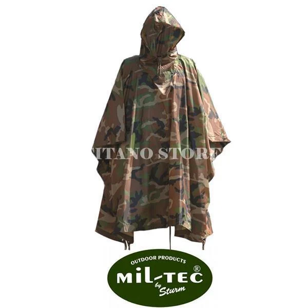 PONCHO RIPSTOP WOODLAND MIL-TEC (10630024)