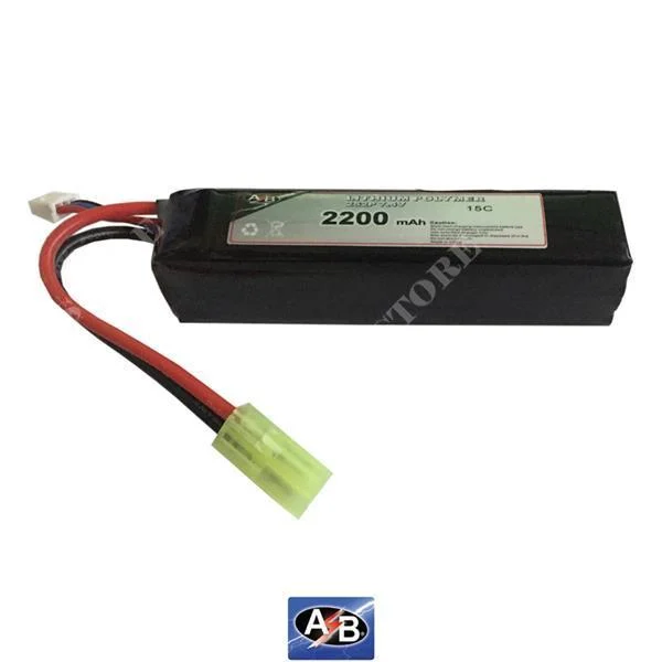 BATERÍA LI-PO 7.4VX2200MAH BATERÍAS DE ACCIÓN 15C (AB2S2P22N15M)
