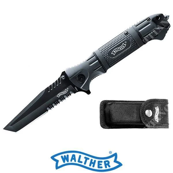 CUCHILLO TAC TANTO WALTHER NEGRO (5.0716)