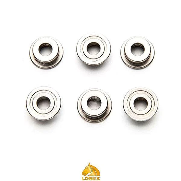 JUEGO 6 CASQUILLOS ACERO LONEX 6MM (GB-01-55)