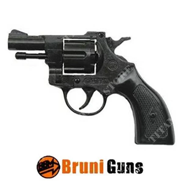 REVOLVER DE BOBINA OLIMPIC CAL. 6MM NEGRO MARRÓN (BR-900)