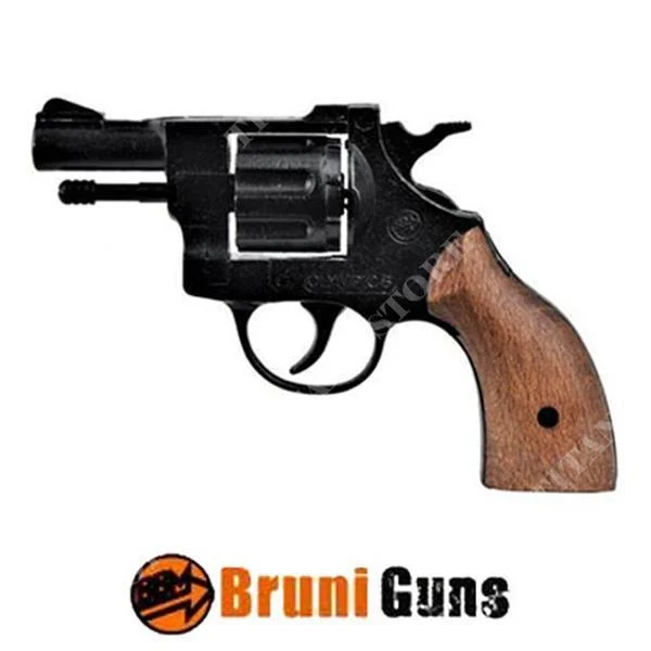 REVOLVER DE BOBINA OLIMPIC CAL. MADERA MARRON 6MM (BR-1000)