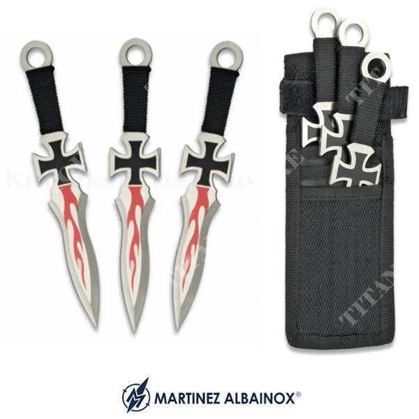 SET 3 CUCHILLOS LANZADORES MARTINEZ ALBAINOX (31884)