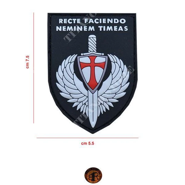 PARCHE PVC RECTE FACIENDO NEMINEM TIMEAS BR1 (PPVC215)